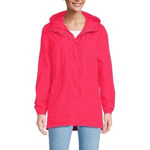 Lands' End Women's Squall Packable Waterproof Raincoat - 1 of 4