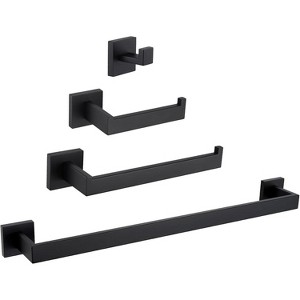 MIXXIDEA Bathroom Hardware Set 4-Piece - 1 of 3