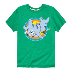 Boys' - Dr. Seuss - Horton Draws A Who Short Sleeve Graphic T-Shirt - 1 of 4