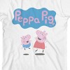 Peppa Pig Peppa & George Jumping Toddler Boy's White Crew Neck Short Sleeve T-shirt - 2 of 3