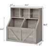 GustoWave Kids Bookshelf and Toy Storage, Kids Toy Storage Organizer, Toddler Bookshelf Toy Storage Cabinet for Playroom, Bedroom, Nursery - 2 of 4