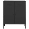 Storage Cabinet Orange Steel Medium Storage Cabinet Rectangular vidaXL - 3 of 4