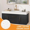 48 Inch Floating Bathroom Vanity With 2 Drawers Wall Mounted Storage Cabinet - 3 of 4
