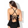 Swimsuits for All Women's Crochet Apron High Neck Tankini Top (Plus Sizes Available) - 3 of 4