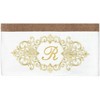 Linum Home Textiles 100% Turkish Cotton MONICA Gold Thread 2PC Embellished Bath Towel Set - 3 of 3