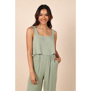 Petal and Pup Womens Eleanor Cropped Top - 1 of 4