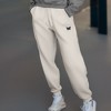 Dalix Butterfly Embroidered Jogger Pant Soft Fleece Relaxed Fit Lounge Womens - 3 of 4