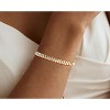 Dainty Gold Bracelet for Women 18K Gold Plated Tennis Evil Eye Cross Bracelet Trendy Classic Festival Jewelry Gifts - 3 of 4