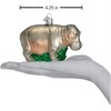 Old World Christmas Glass Blown Ornament for Christmas Tree, Hippopotamus - 3 of 4