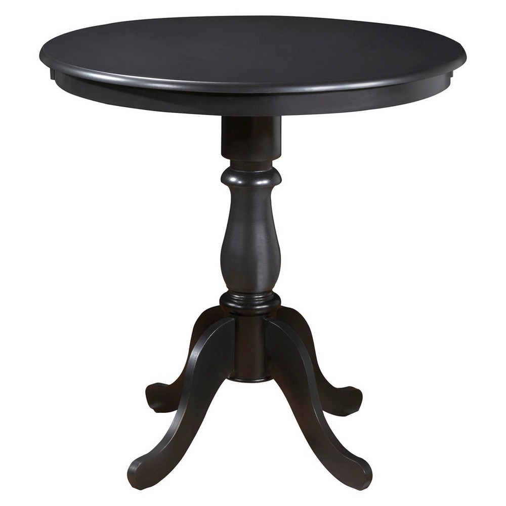 Photos - Garden & Outdoor Decoration Carolina Living 36" Salem Round Pedestal Bar Table Antique Black