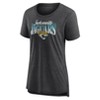 NFL Jacksonville Jaguars Women's Heather Short Sleeve Scoop Neck Tri-Blend T-Shirt - 2 of 3