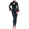 phistic Women's Cut Out Bell Sleeve Bodysuit - image 3 of 4