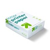 500ct 100% Recycled Letter Printer Paper White - Up & Up™ : Target