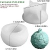 JDICTION Holly Snowflake Christmas Box Mold with Lid - All-in-One Storage Container for Resin Candles & Jewelry, Festive Craft - 2 of 4