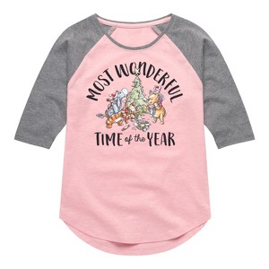 Girls' - Winnie the Pooh - Christmas Most Wonderful Time of the Year - 1 of 4