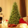 Tangkula 7 FT Pre-Lit New PE & PVC Christmas Tree 3-Minute Quick Shape with Storage Bag - 2 of 4