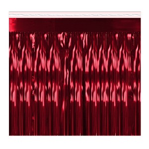 Beistle 1-Ply Metallic Fringe Drape, 15" high, 10' long, (1/Pkg) - 1 of 4