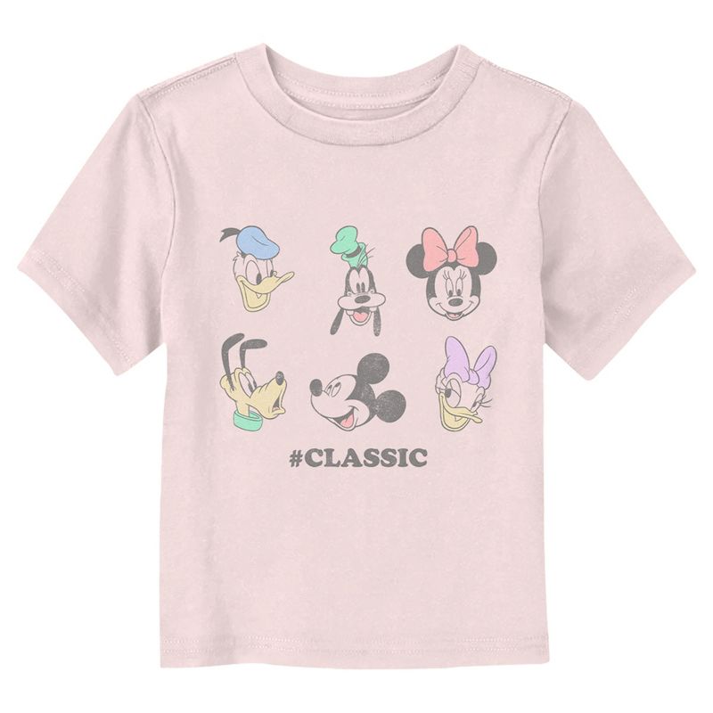 Mickey & Friends Hashtag Classic T-Shirt, 1 of 4
