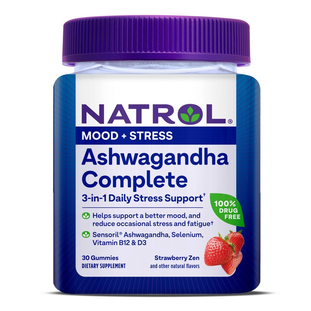 Photos - Vitamins & Minerals Natrol Ashwagandha Complete Gummies - 30ct 