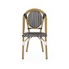 Christopher Knight Home Remi 2pk Outdoor French Cafe Chairs: UV & Water-Resistant, Aluminum Frame - 3 of 4
