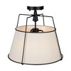 Artcraft Lighting Pullman 3 - Light Semi-Flush Mount in  Black - 4 of 4