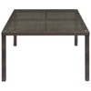 Modway Conduit 47" Outdoor Patio Wicker Rattan Dining Table - 2 of 3