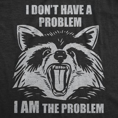 Мужские футболки Crazy Dog T-Shirts, Inc. Mens Funny T Shirts I Dont Have A Problem I Am The Problem Sarcastic Raccoon Graphic Novelty Tee for Men - Crazy Dog Men's T Shirt With Sarcastic XL — фото 2