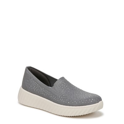 Lifestride Womens Wednesday Bright Rhinestone Slip-On Sneakers