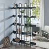 Dolonm 70.9 in. Tall  5-Tier Home Office Bookshelf,  5-Shelf Vintage Industrial Style Bookcase with Open Storage - 2 of 4