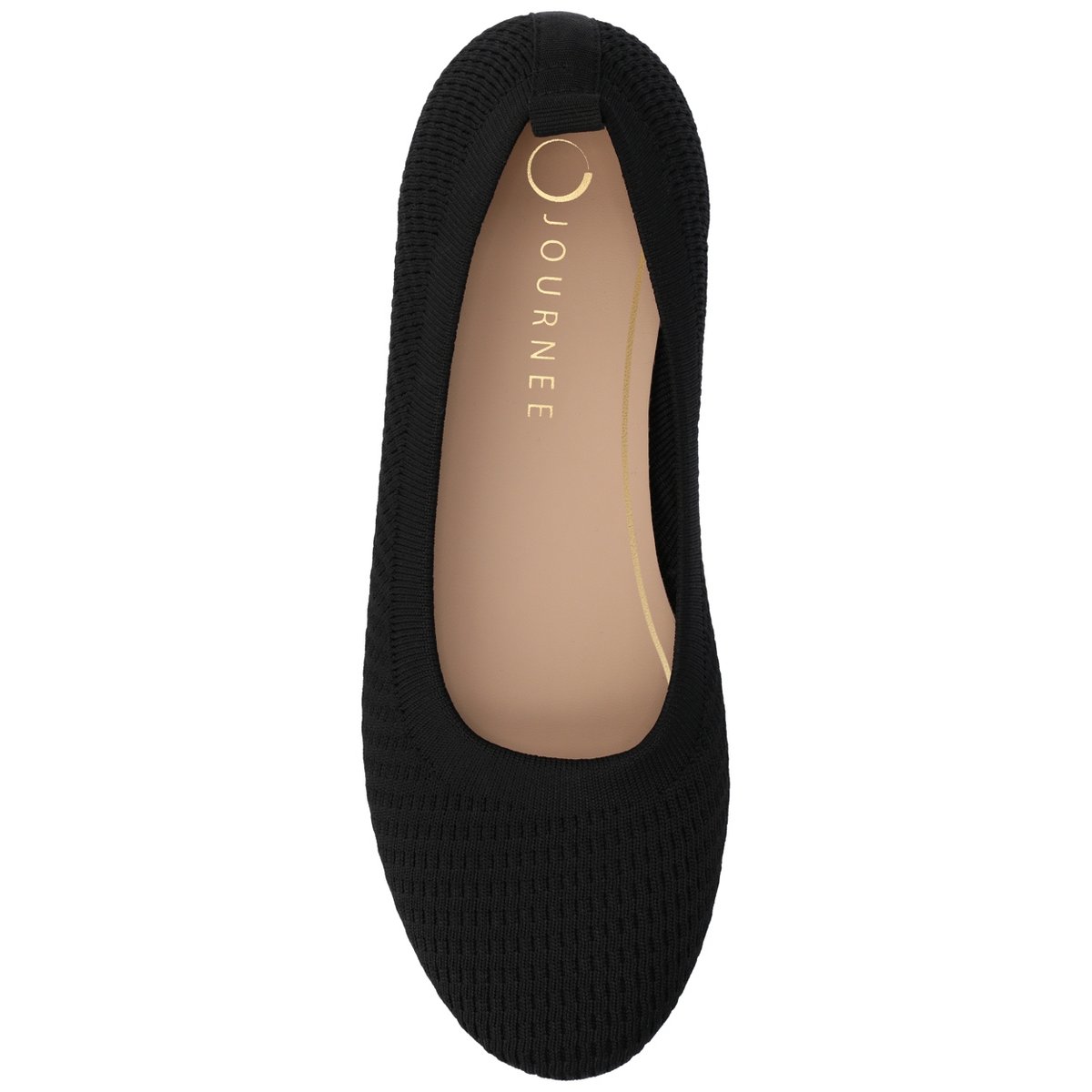 Женские платья Journee Collection Journee Women's Maryann Medium and Wide Width Dress Flats Black 9 — фото 4