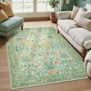Lahome GST Morris Butterfly Full Coverage Short Pile Velvet Rectangular Indoor Area Rug - 2 of 4