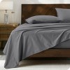 300 Thread Count Organic Cotton Percale Bed Sheet Set by Bare Home - image 2 of 4