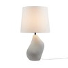 Ink+Ivy 12"x21.75" ZenGlossy Asymmetrical Ceramic Elegant Modern (Includes LED Light Bulb) Table Lamp - 2 of 4