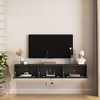 Sapphtopaz Wall Mounted Floating TV Stand for TVs Up to 70" with LED Entertainment Center with Storage Cabinets for Living Room - 4 of 4