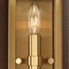 Possini Euro Design Modern Mid Century Outdoor Wall Light Fixture Oil Rubbed Bronze Brass 14" Double Box Glass for Exterior Barn Deck House Porch Yard - 3 of 4