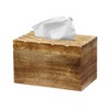 Modern Decorative Paper Facial Tissue Box Holder for Kitchen, Dining Room, and Office - 2 of 4