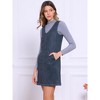Jess by Meiko Women's Sleeveless Faux Suede Mini Dress - 2 of 4