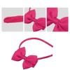Unique Bargains Bow Headband Fashion Cute Polyester Hairband for Teenager 5.9x4.4 Inch - 3 of 4