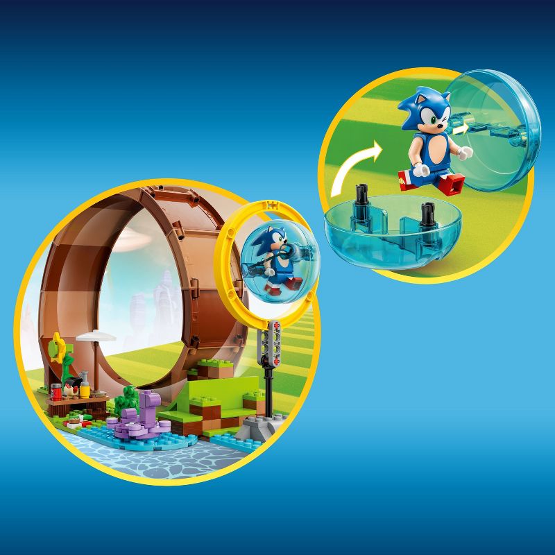 LEGO Sonic the Hedgehog Sonic&#39;s Green Hill Zone Loop Challenge Playset 76994, 4 of 8