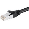 Monoprice Cat6 PoE Ethernet Patch Cable - 3 Feet - Black, 600V, Shielded RJ45, Solid, 550MHz, STP (U/FTP), 24AWG - 4 of 4