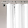 Hotel Collection Shower Curtain White/Black Single 72X72 - 2 of 3