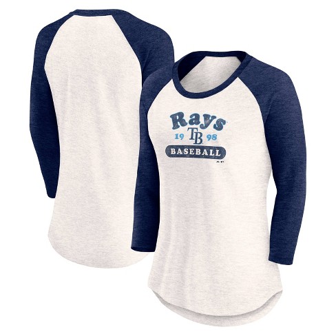 Mlb Tampa Bay Rays Women s 3 4 Fashion T shirt Xxl Target