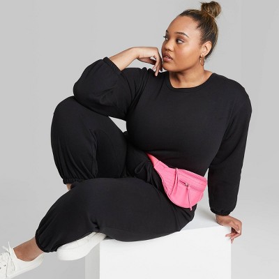 target wild fable black jumpsuit