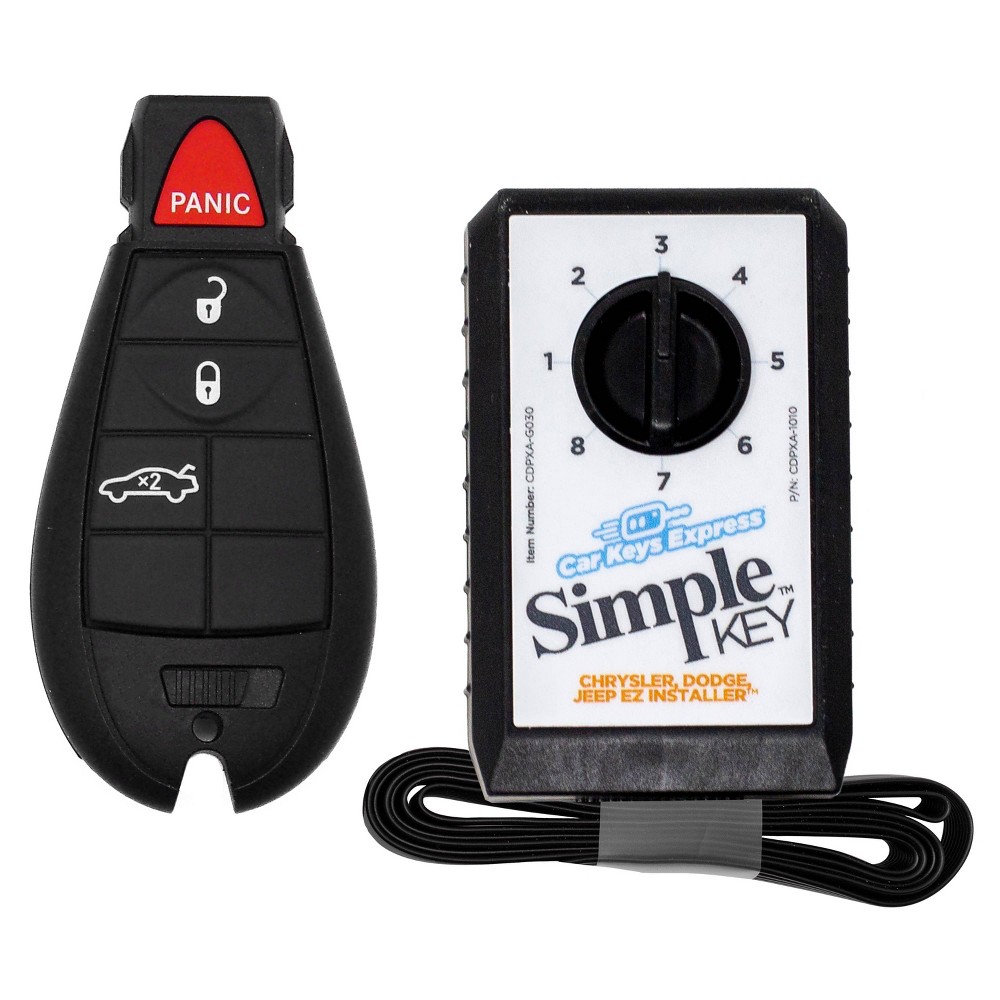 Car Keys Express Chrysler Dodge and Jeep Simple Key CDFO-E4TZ0SK: Automotive Replacement Parts, Metal, 1 Year Warranty
