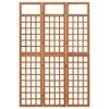 vidaXL 3-Panel Room Divider/Trellis Solid Fir Wood 47.6"x71.1" - 2 of 4
