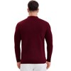 INSPIRE CHIC Men's Long Sleeve Solid Color Pullover Business Knitted Polo Shirt - 3 of 4