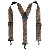 CTM Men's Elastic Camouflage Suspenders with Black Swivel Clips - 3 of 4