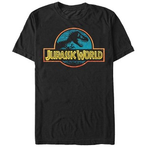 Men's Jurassic World Color Outline Logo T-Shirt - 1 of 4