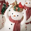 Sullivans Snowmen With Cardinals Multicolor 10.5"H Resin Set of 3 - 2 of 3