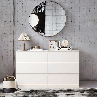 White Nursery Dresser with Soft Close Drawers